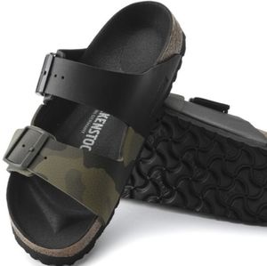 Birkenstock Split Desert Soil Camouflage Green